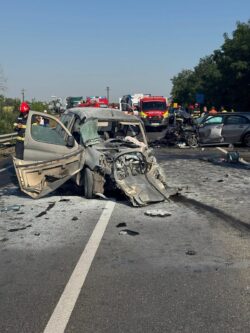 accident DN6 Jena Timiș